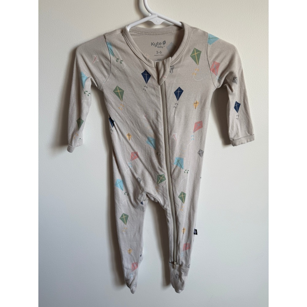 Kyte Baby Bamboo Zippered Kite Footie Sleeper 3-6 Months